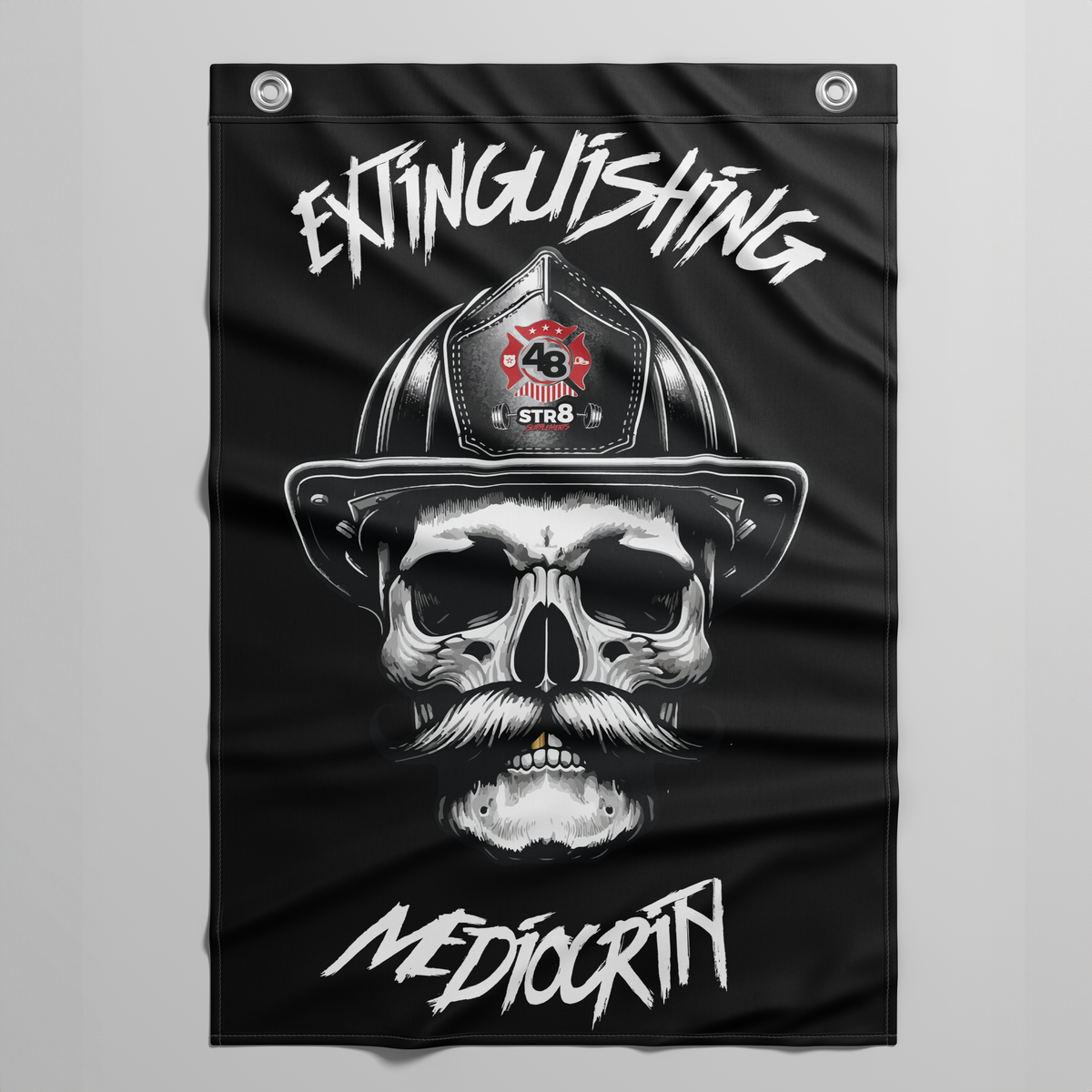Men's Stache Gym / Station Flag
