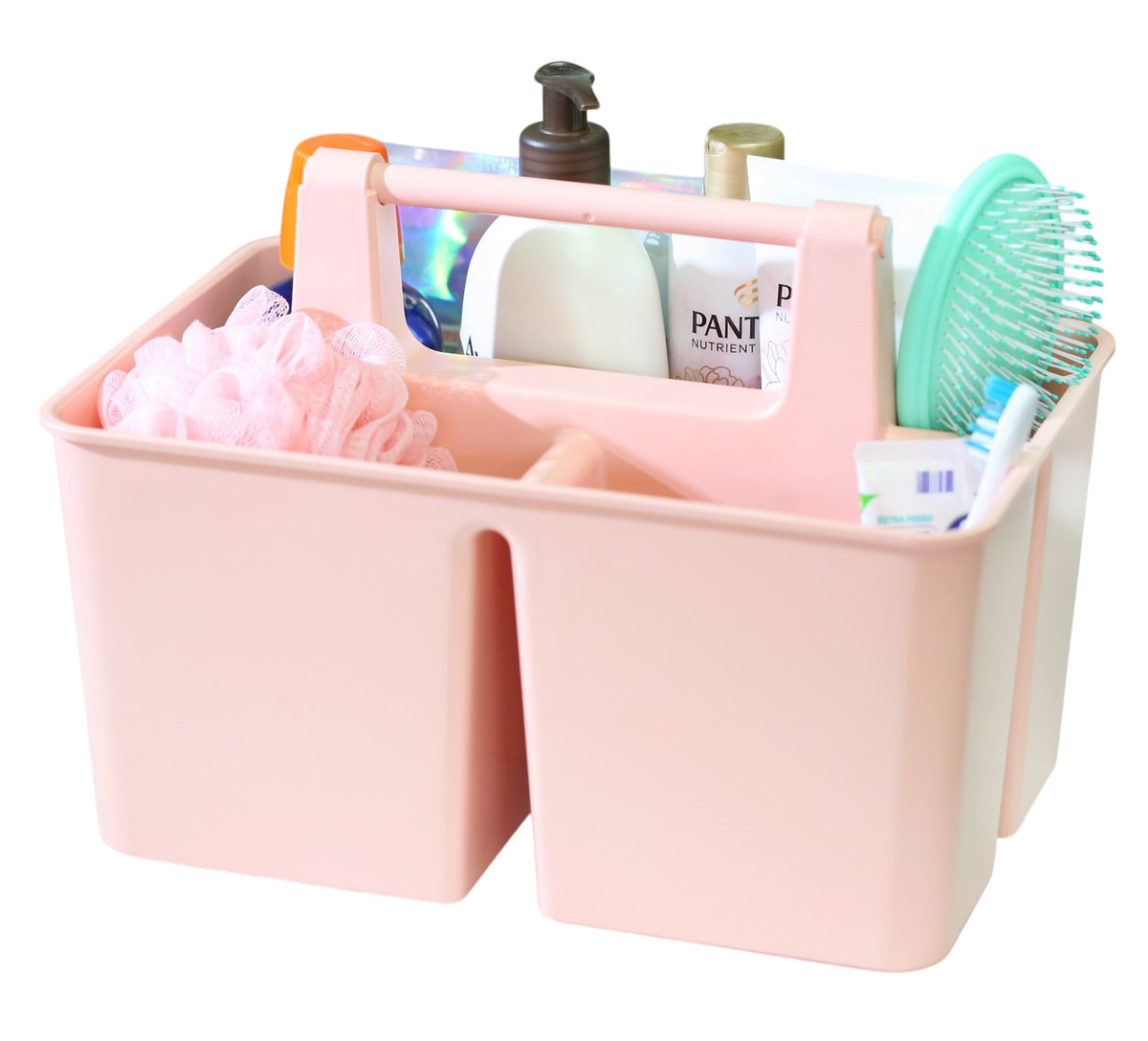 Enjoy Organizer-Shower Caddy Organizer with Handle, 3 Compartments, Portable Storage Bin for Bathroom, Dorm, Gym -Made In USA