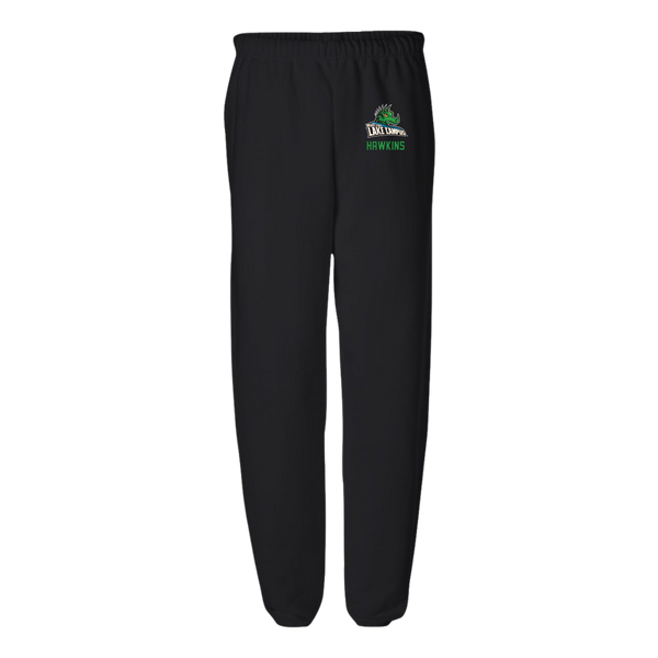Wright State University Lake Campus Basketball (M) Black Sweatpants - #2 Dagan Hawkins
