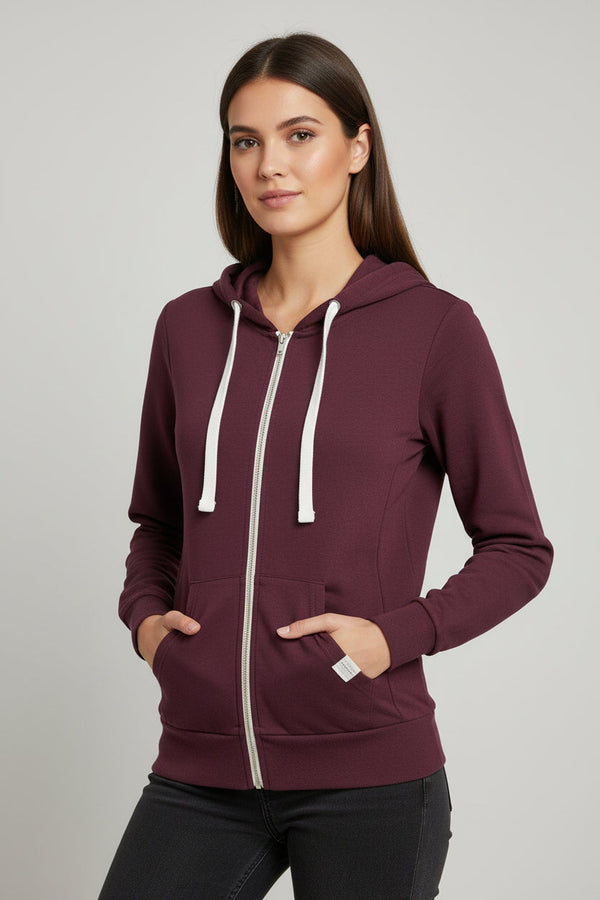 Reflex- Women Stretch French Terry Zip Up Jacket- JK300