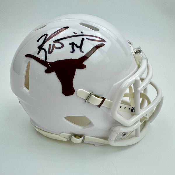 Autographed/Signed Ricky Williams Texas Longhorns College Football Mini Helmet JSA COA