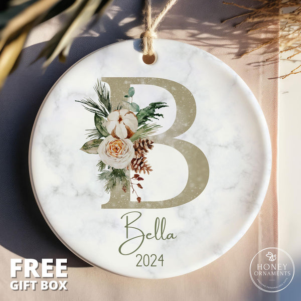 Personalized Letter Name Ornaments